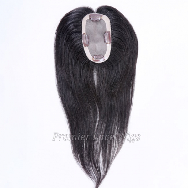 Stewart ø Med andre ord transmission Hairpieces Toppers For Thinning Hair and Partial Hair Loss,Quality Virgin  Human Hair Natural Color Silky Straigh,Mono Mesh Base,PU Coated Perimeter,4  Snap Clips-Premierlacewigs.com