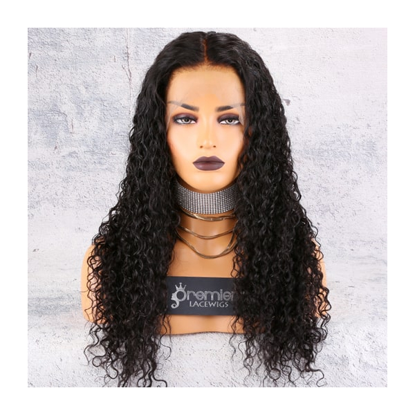 Tight Curls Middle Part 360 Lace Wig,Pre-Plucked Hairline,Advanced Bleached  Knots,Indian Remy 