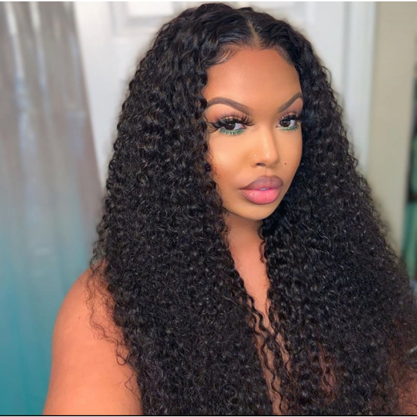 Kinky Curly Hair 13x6 Lace Frontal Wig