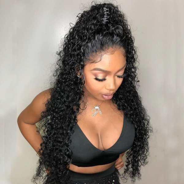 Invisible Knots,Super Thin Transparent HD Lace,13x 6 Lace Frontal  Wig,Deep Curl