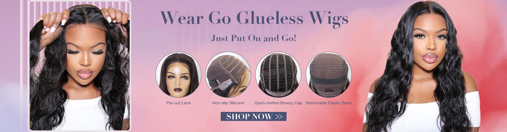 Wear Go Glueless Wigs