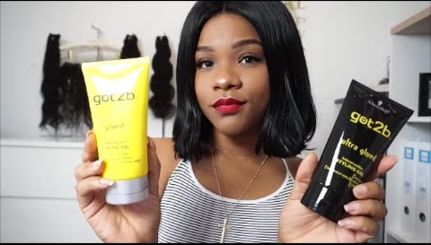Tips for using Got2b glued gel when styling a lace wig 